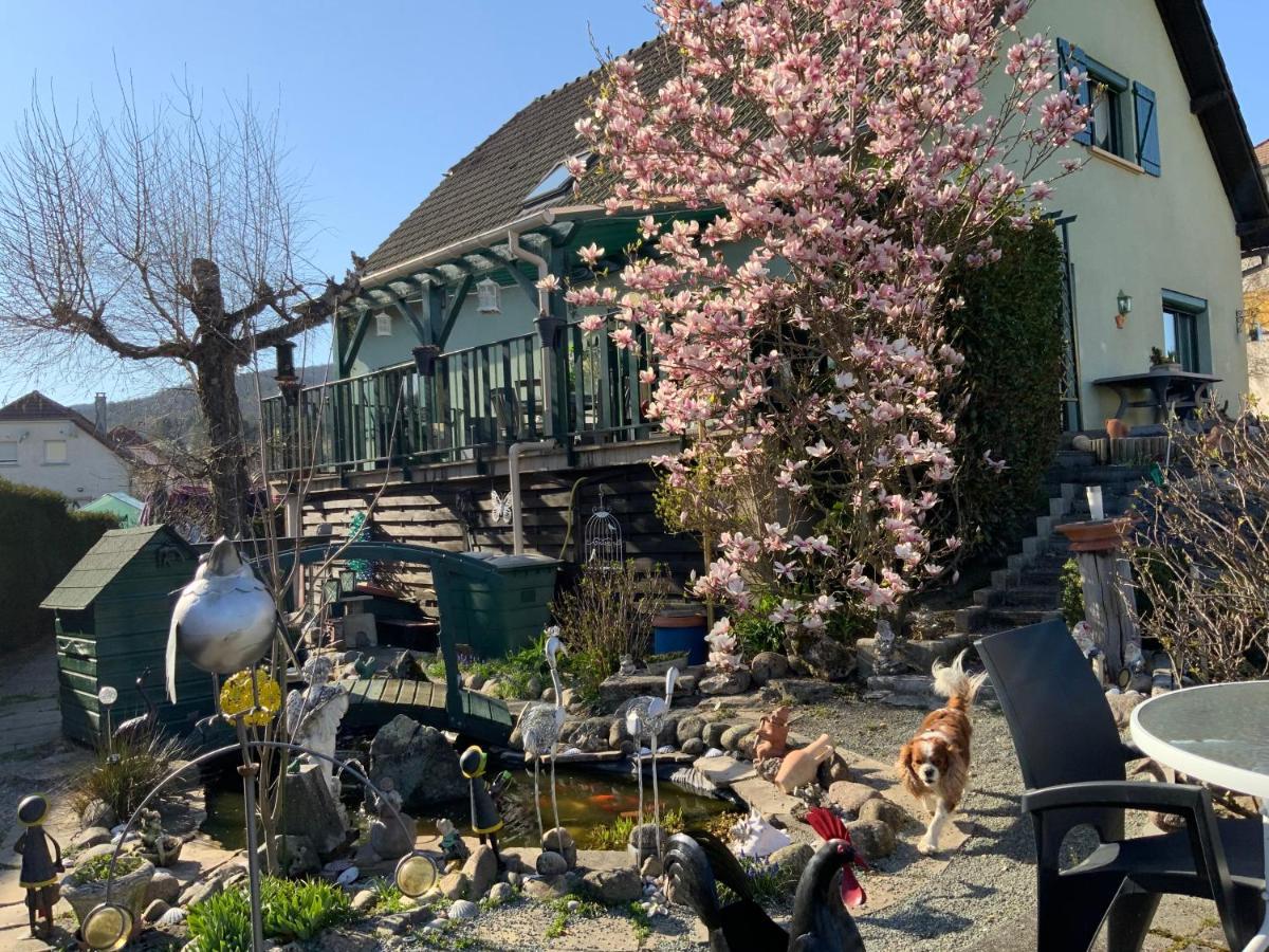 Le Nid Fleuri De Cravanche Exterior foto